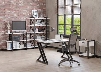 Мебель для персонала серия LOFT (Столы и стеллажи) 